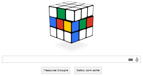 Google homenageia cubo mágico através do seu Doodle