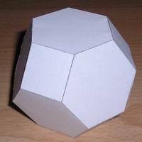 Paper model truncated octahedron Paper model truncated octahedron