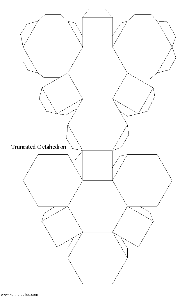 net truncated octahedron