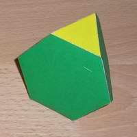 Paper Model Truncated Tetrahedron Paper Model Truncated Tetrahedron