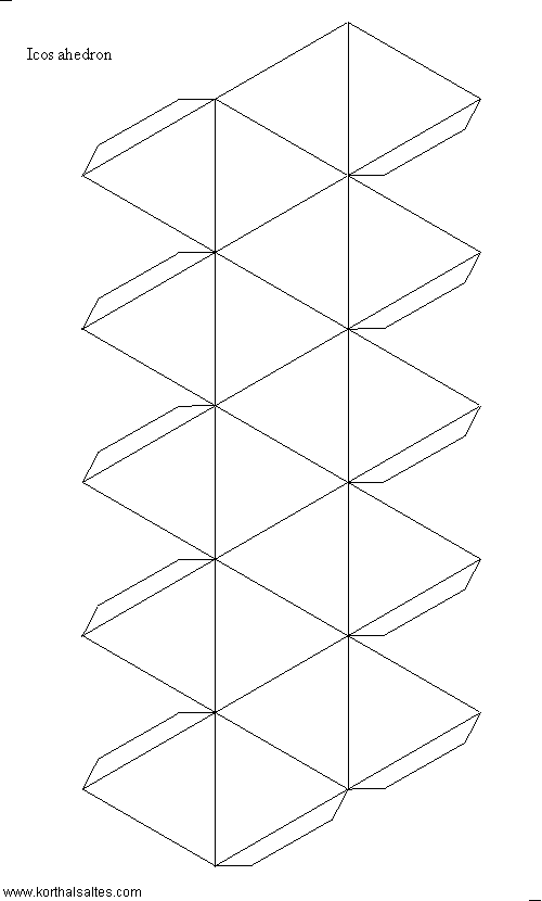 net icosahedron