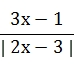 (3x–1)/|2x–3|